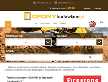 Tablet Screenshot of oponybudowlane.pl